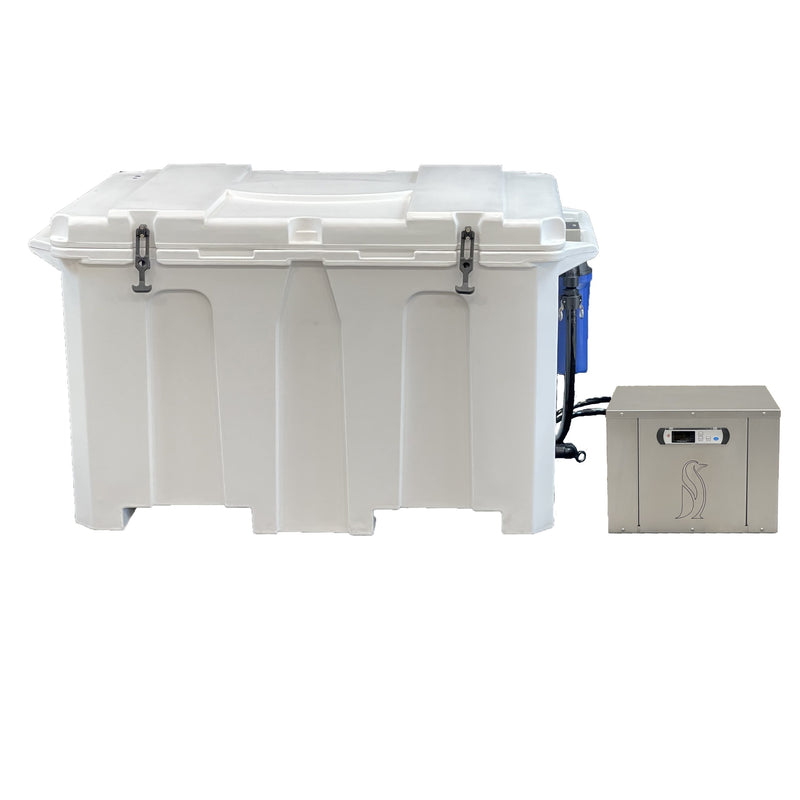 Penguin Chillers Cold Plunge Chiller & Insulated Tub SKU: Insulated Cold Plunge Tub & Chiller Package