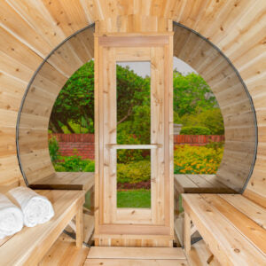 Leisurecraft Canadian Timber Serenity MP Barrel Sauna CTC2245MP (Electric)
