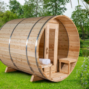Leisurecraft Canadian Timber Serenity MP Barrel Sauna CTC2245MP (Electric)