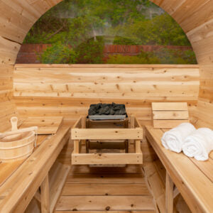 Leisurecraft Canadian Timber Serenity MP Barrel Sauna CTC2245MP (Electric)